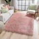 Luxury Pink Shaggy Hall Rug